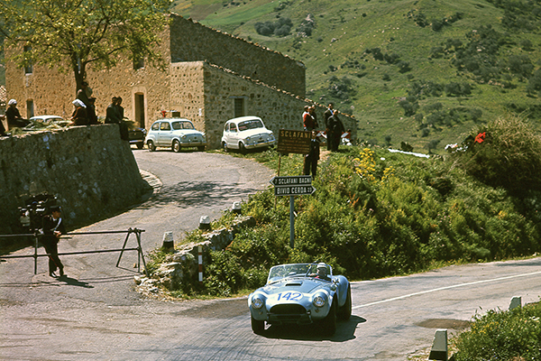 Driving the Shelby Cobra on the Targa Florio in 1964